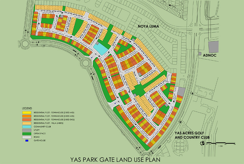 Yas Park Gate at Yas Island by Aldar Properties - Master Plan